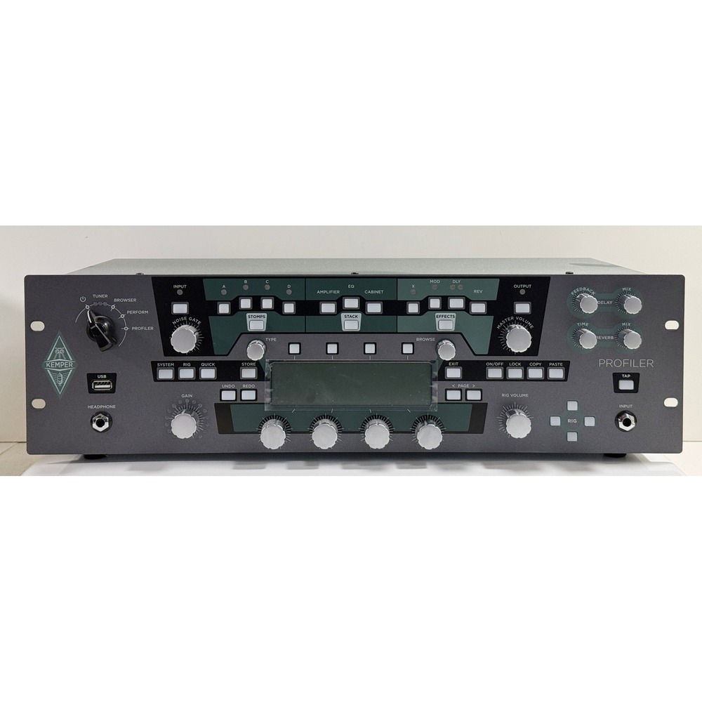 Kemper Profiler PowerRack Guitar Amp Rackmount Green Powered 600W Amplifier